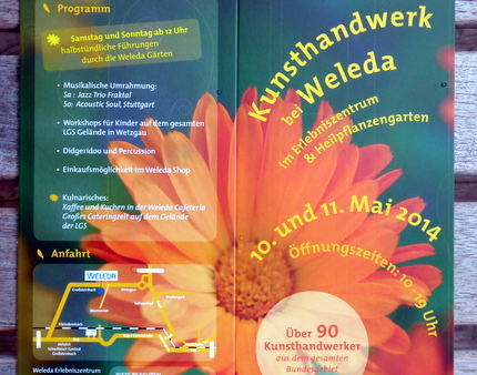 Kunsthandwerkermarkt bei WELEDA in Wetzgau
